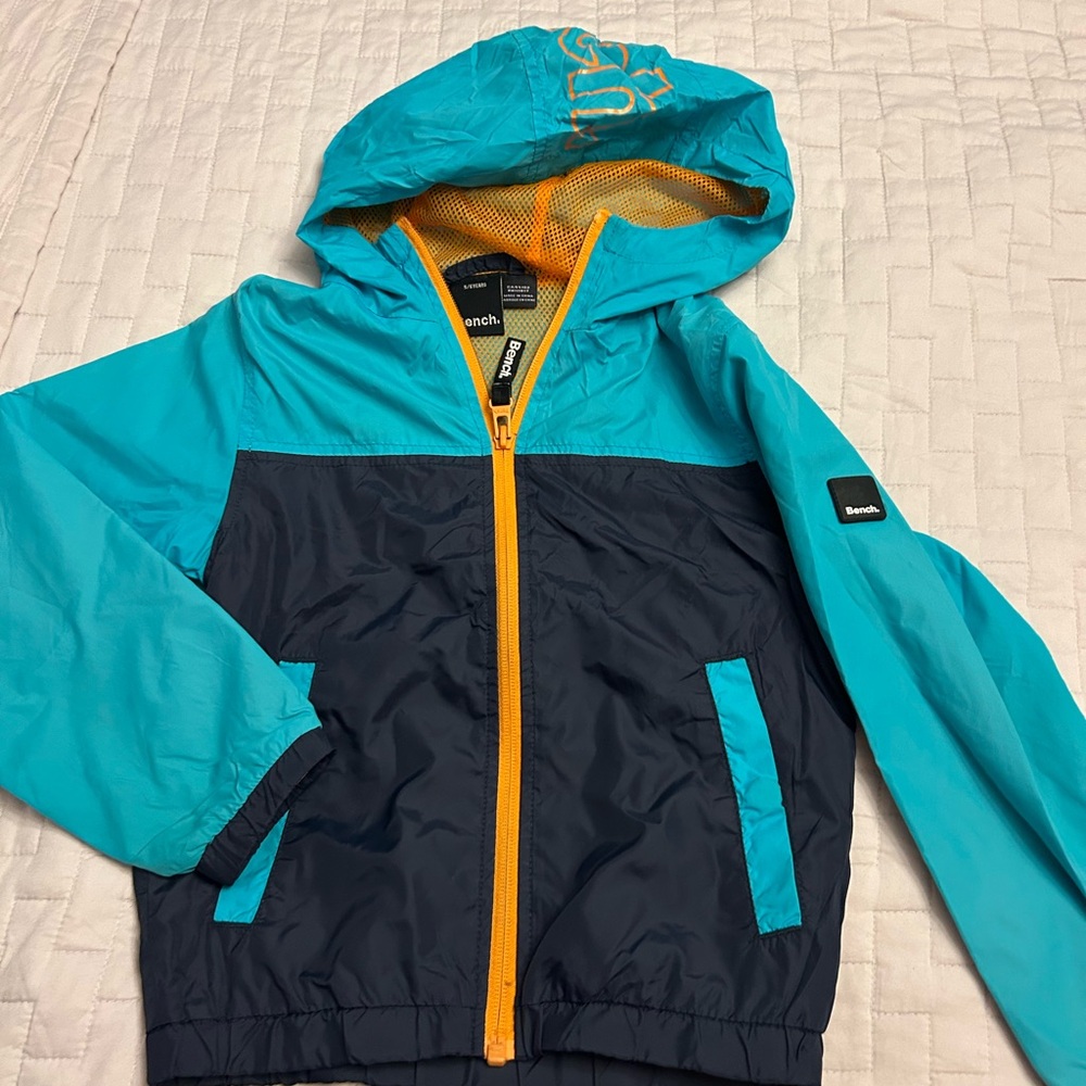 Bench Teal and Navy Hooded Jacket